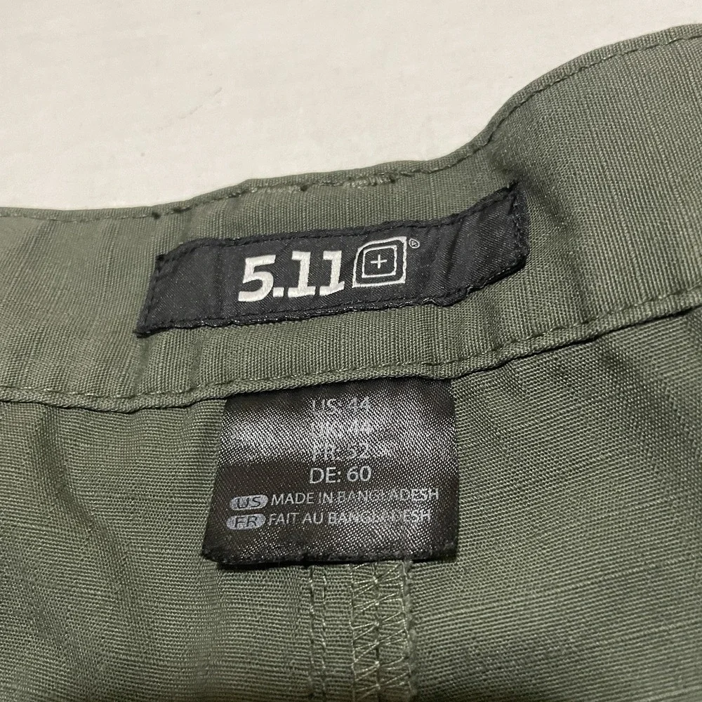 5.11 Tactical Shorts Mens Size 44 X 9 Green Ripstop Cargo Outdoors Work Hiking